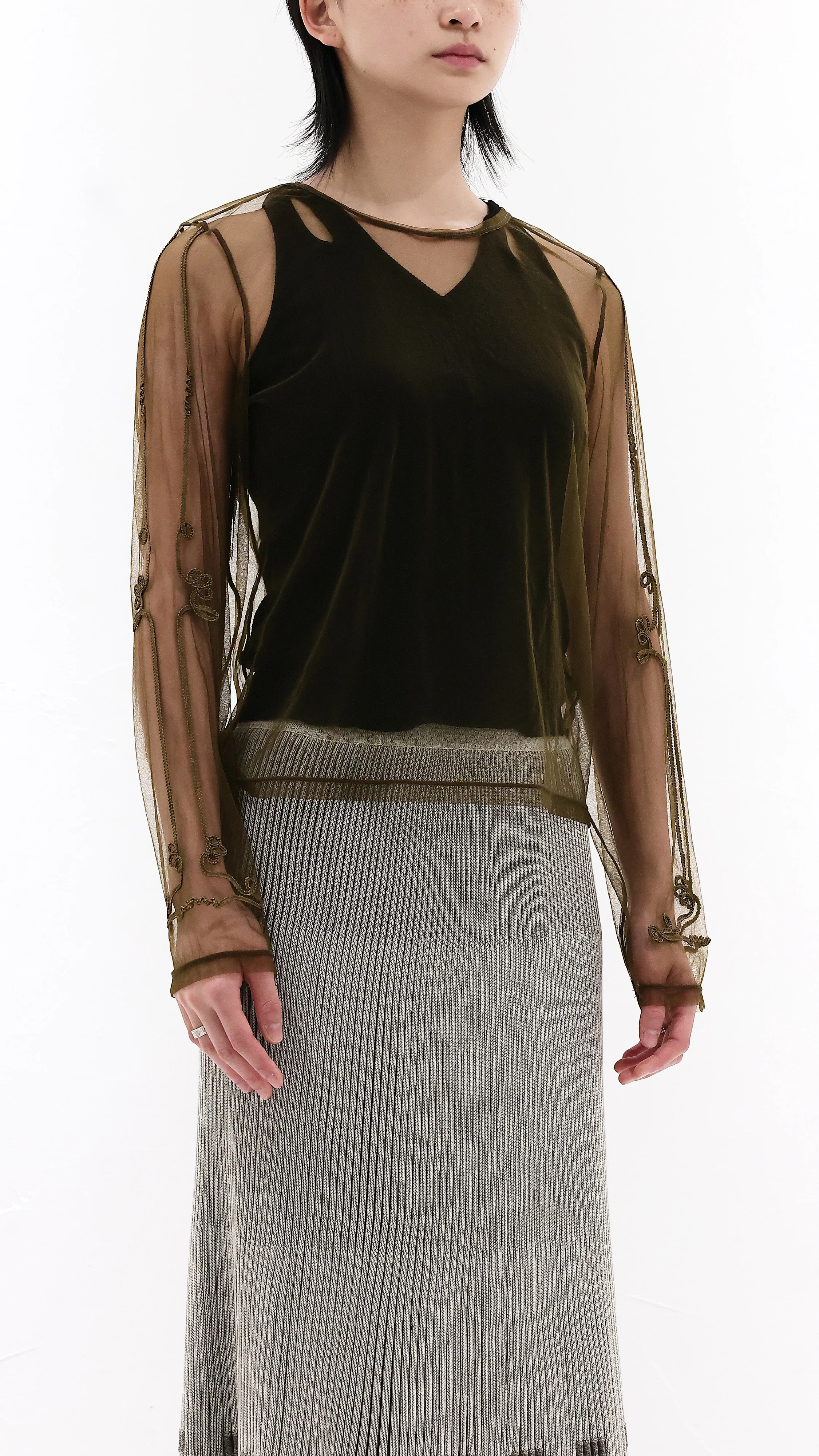 Western Bolero Sheer Tight Top - Umamrii
