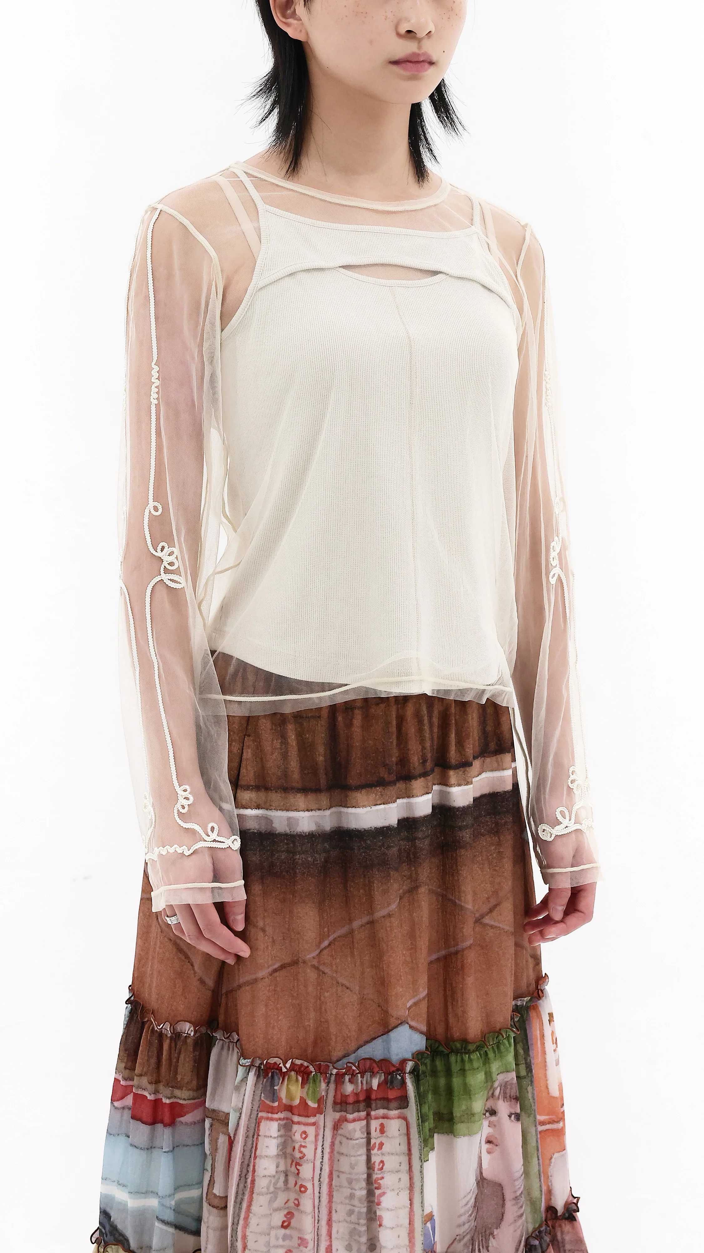 Western Bolero Sheer Tight Top - Umamrii