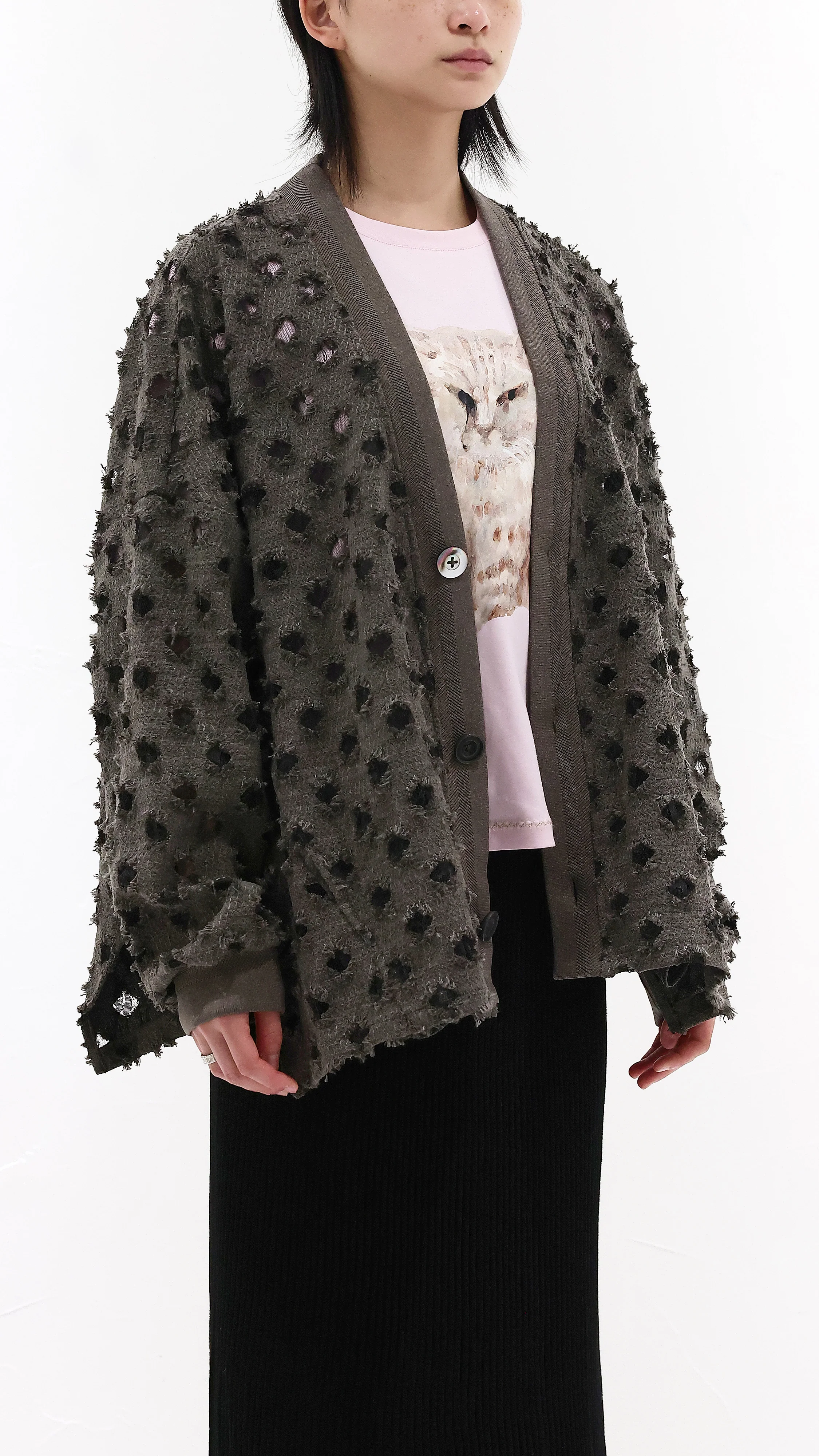 Fancy Jersey Cardigan - Umamrii