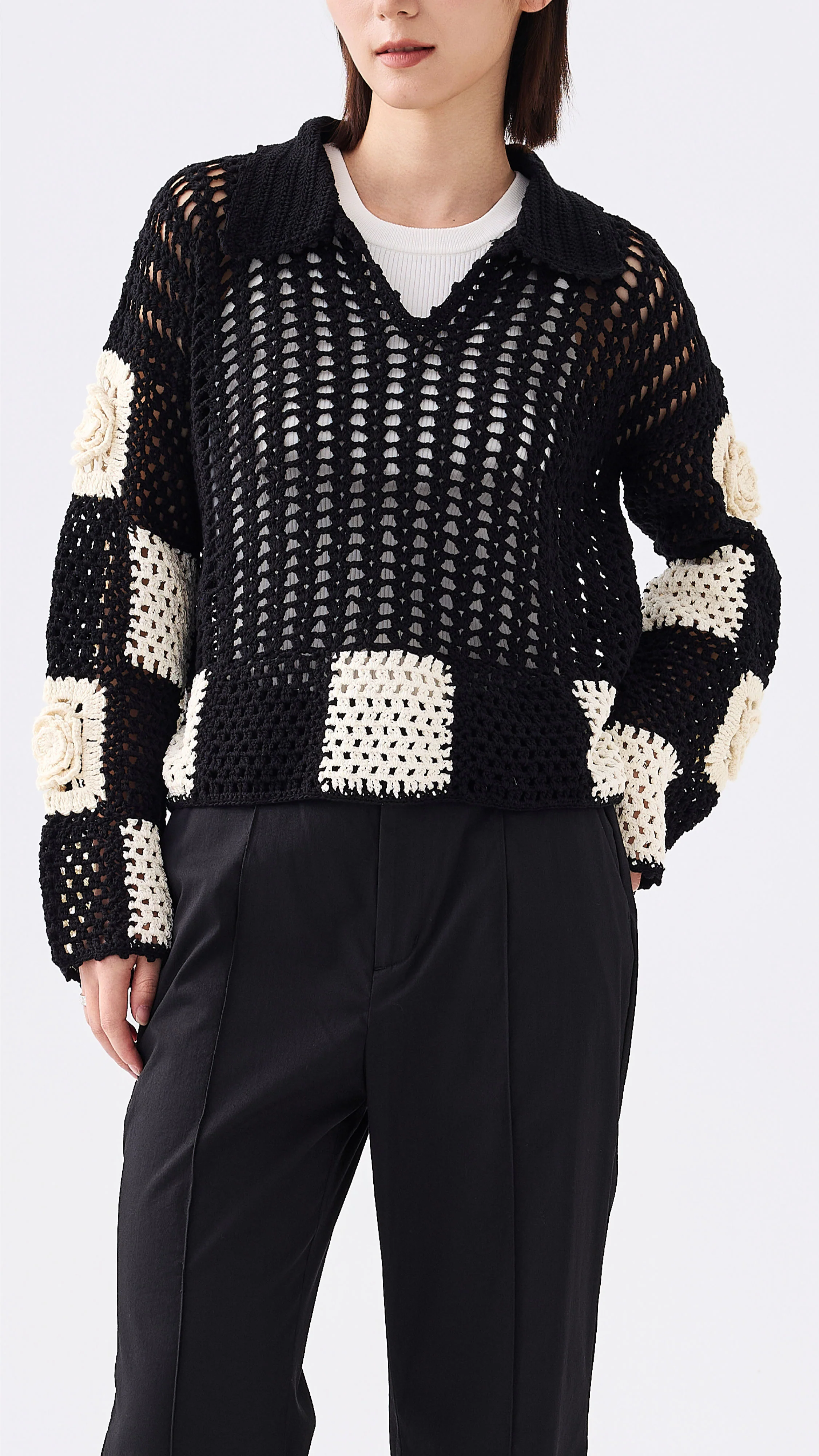 3D Crochet Sweater - Umamrii