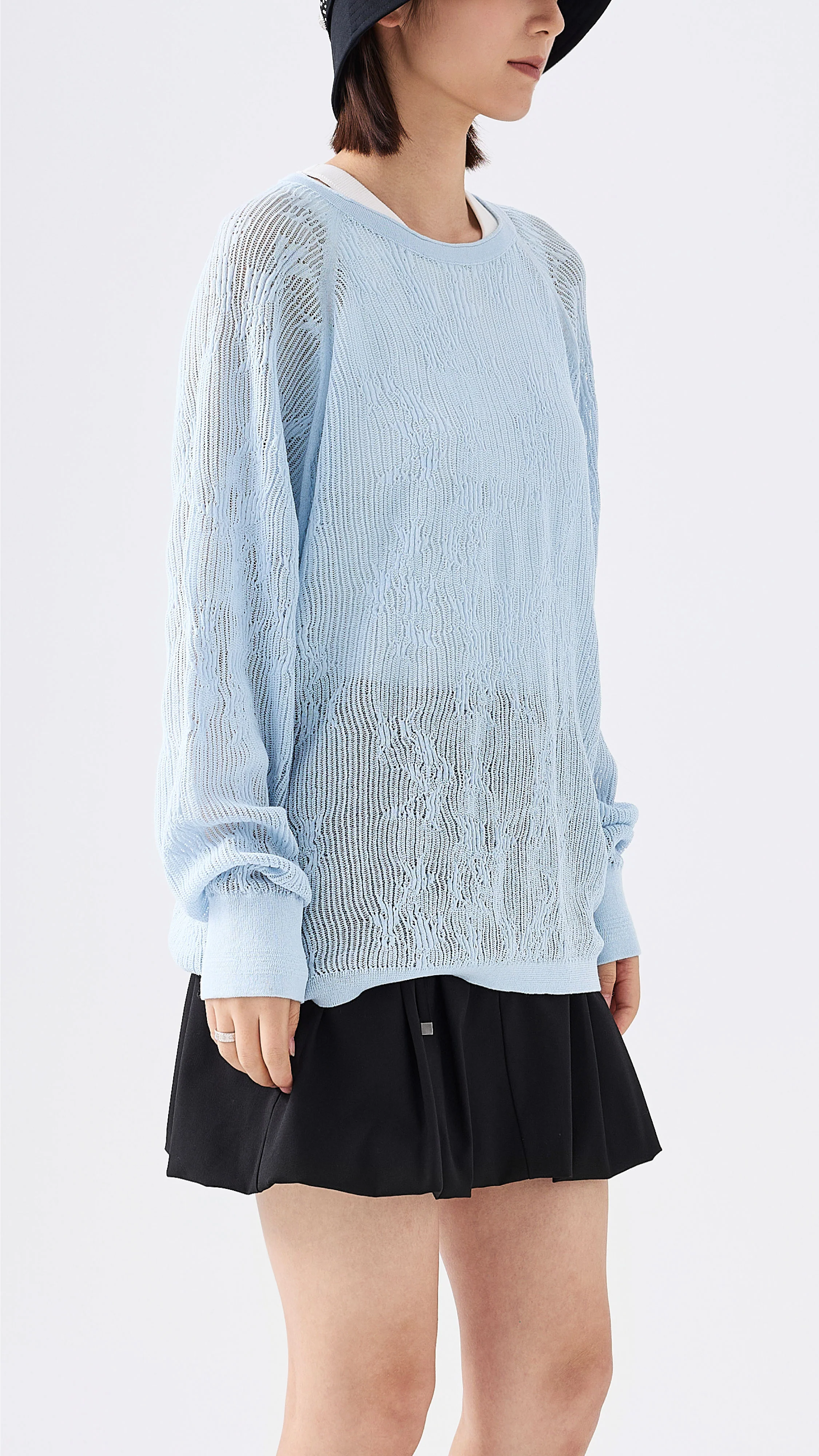 Fancy Knit Pullover - Umamrii
