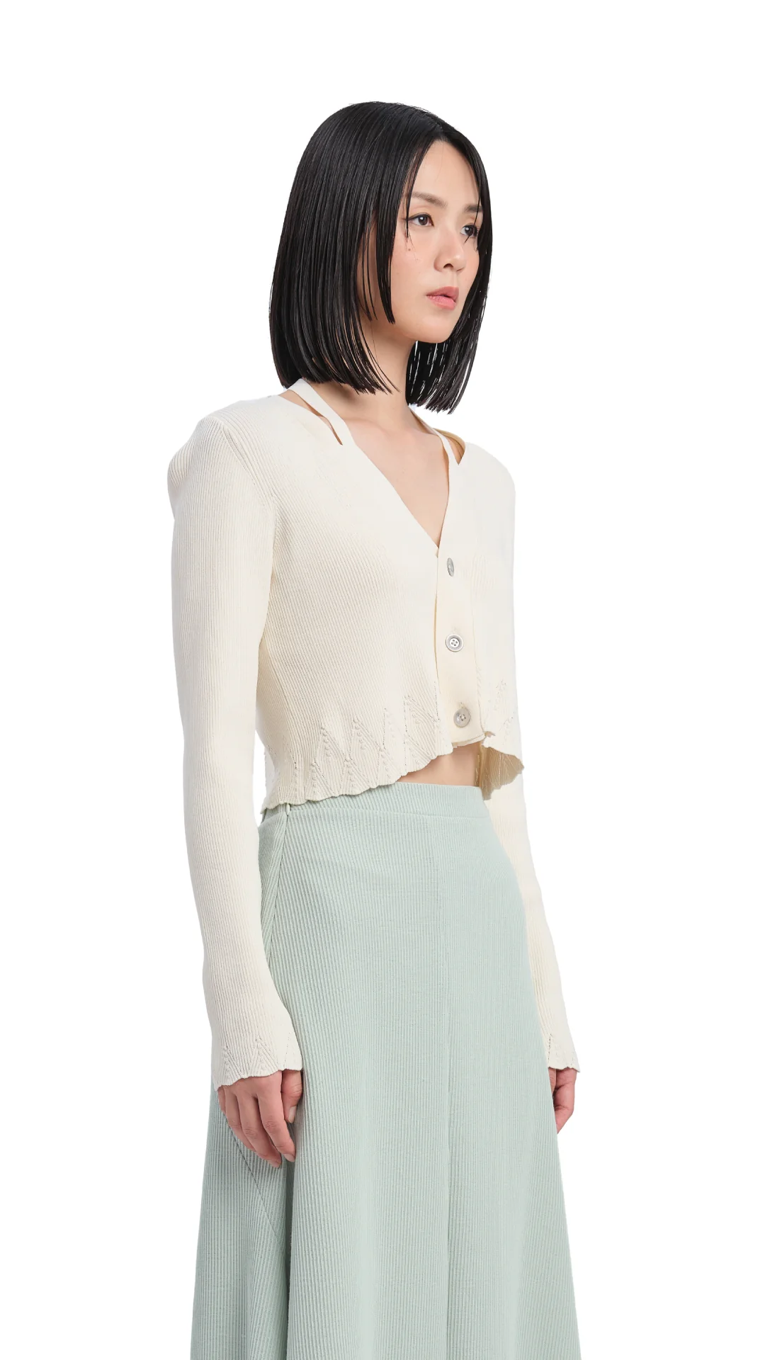 Cutout Cardigan - Umamrii