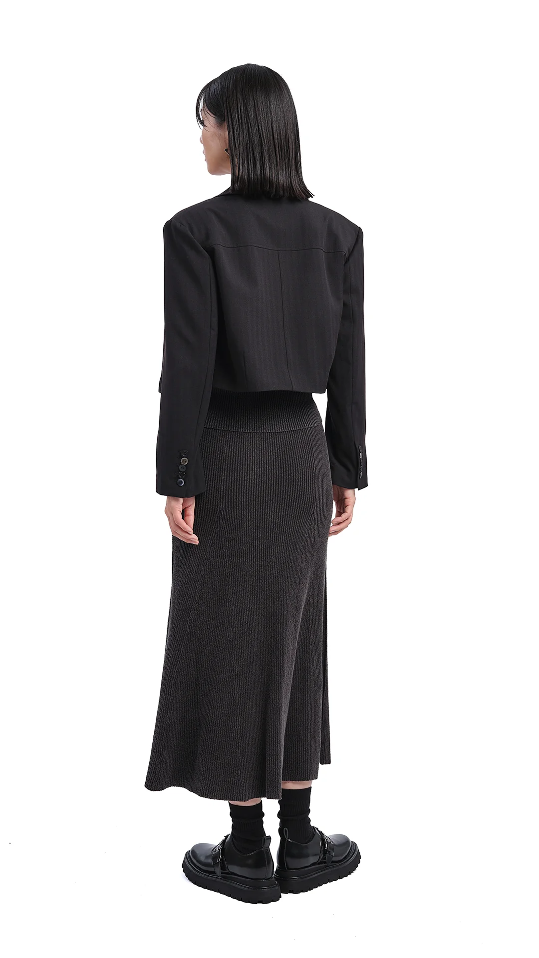 Soil Knit Fish Tail Skirt - Umamrii