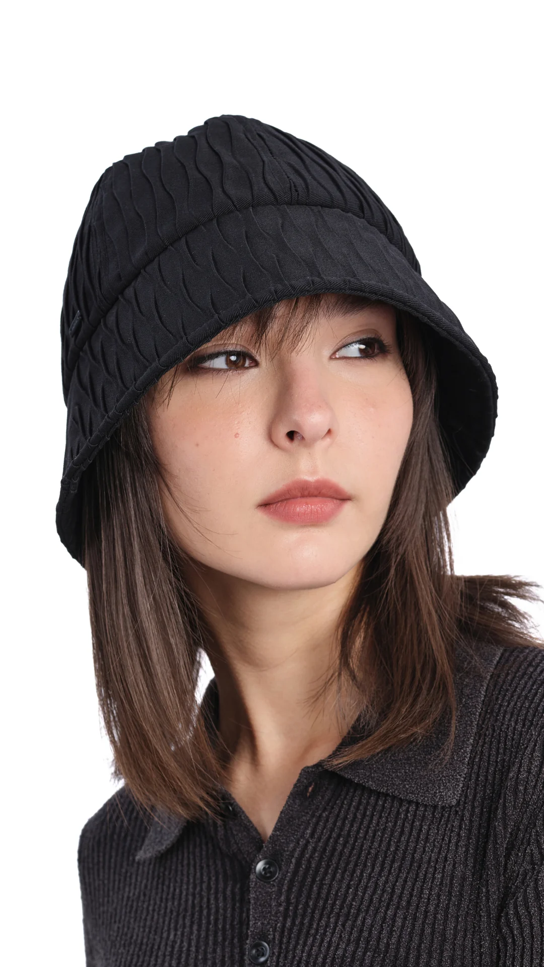 Wrinkled Beauty Tulip Hat - Umamrii