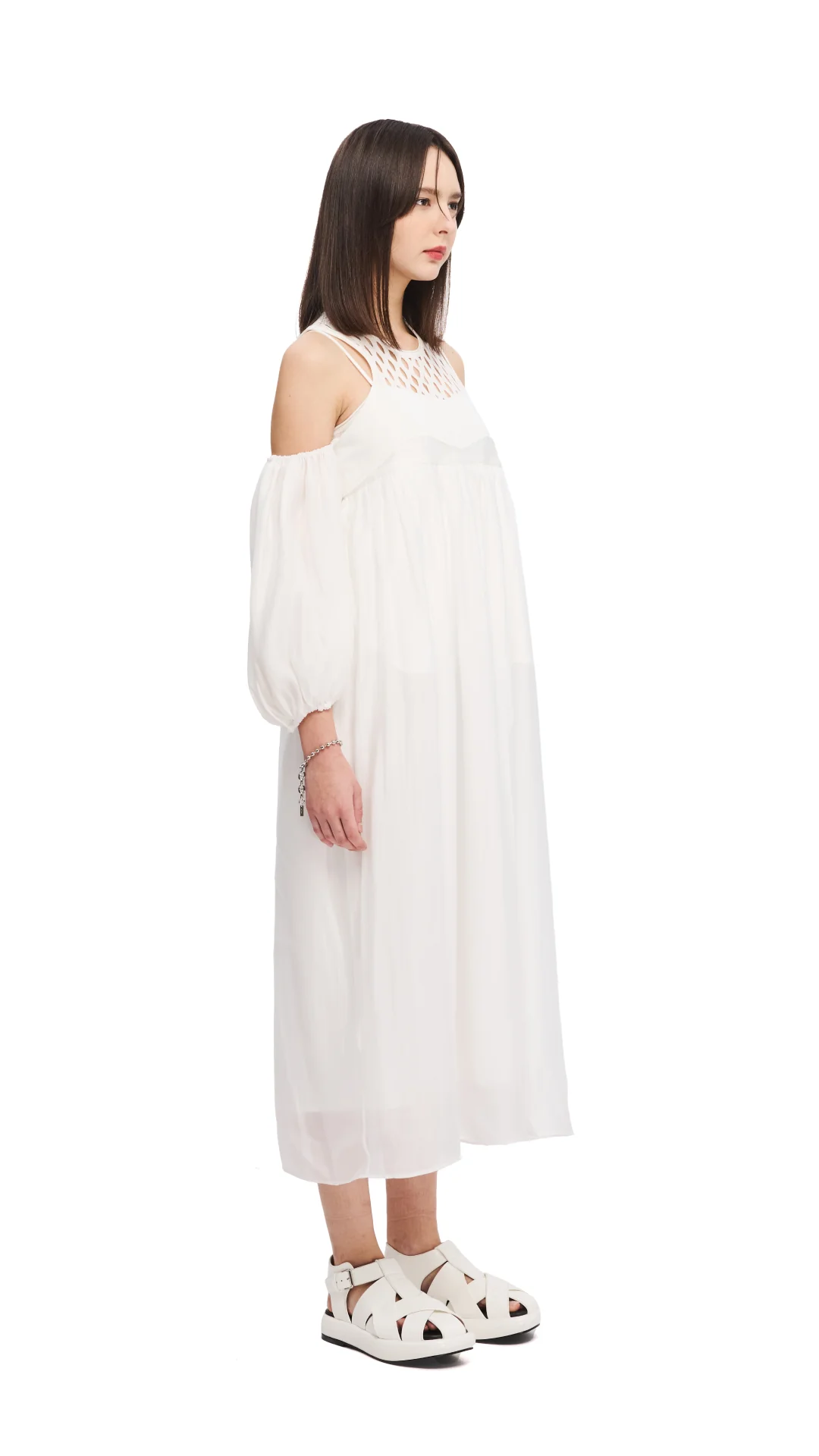 Cold Shoulder Dress - Umamrii